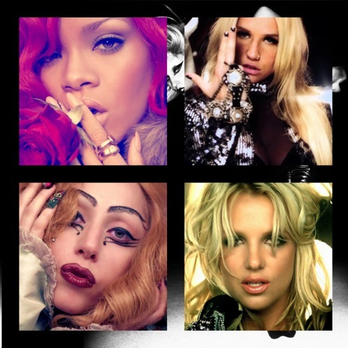 Rihanna, Lady GaGa, Ke$ha and Britney Spears - S&M Till Judas Blows