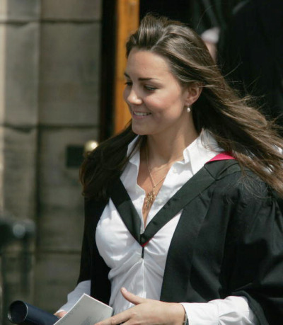 kate middleton graduation. Kate Middleton at her