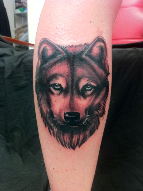 small date tattoos. fuckyeahtattoos: My Wolf Work