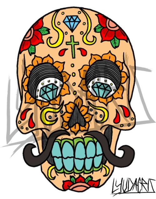 Tagged lyudacris designs mexican skull design 