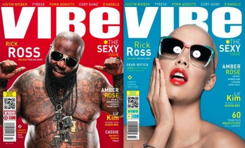 rick ross vibe magazine cover. Rick Ross amp;amp; Amber Rose on