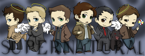Supernatural Chibies by Fox4859