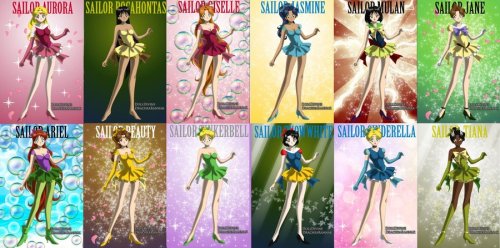 Sailor Disney by ~ Meinona