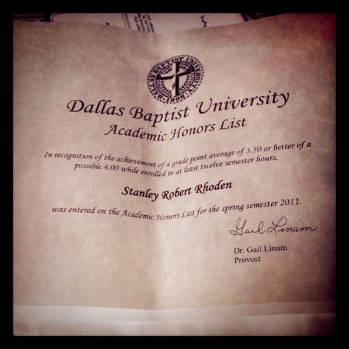 So proud of my honor student Husby @stanrhoden! (Taken with Instagram at Home)