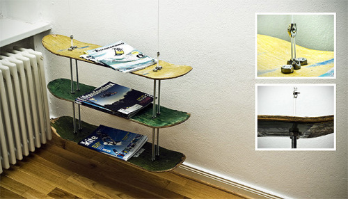 magazine racks for libraries. Skate Decks Magazine Rack