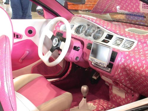 Louis Vuitton pink car Posted Sat June 18th 2011 at 530pm