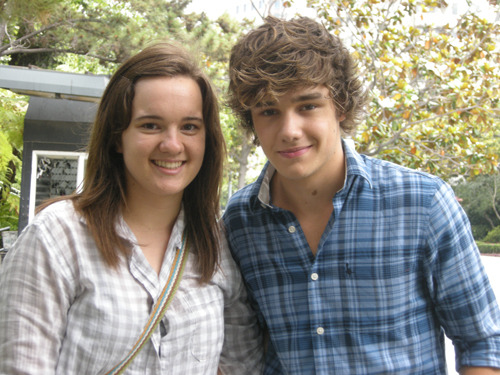 Liam and me earlier today! 6/19/11 He is inhumanely warm; and it was cold out, so that was absolutely brilliant. ♥