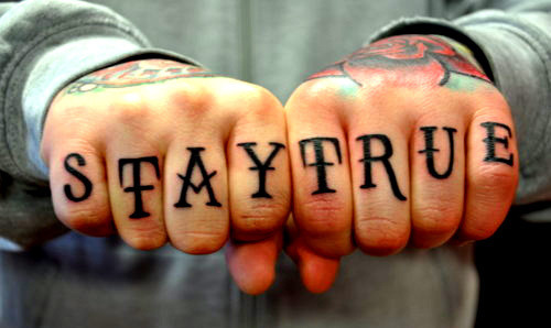  Blog Goodies Stay True fingers tattoo View Separately