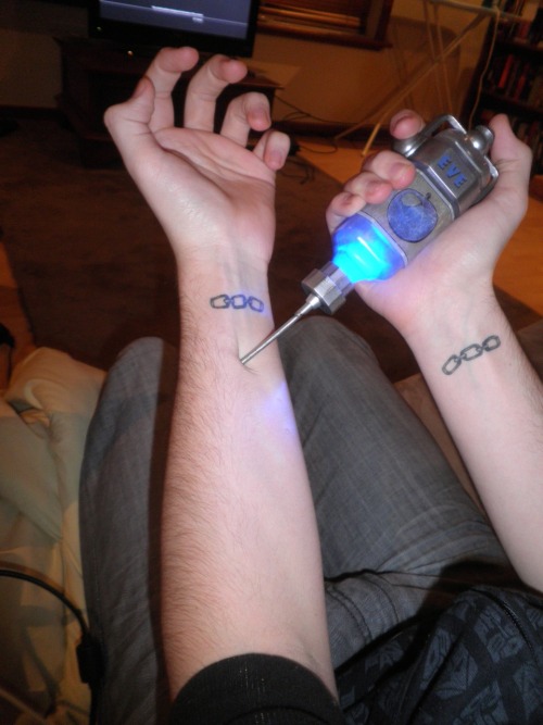 My boyfriend's Bioshock tattoos Best one's I've ever seen