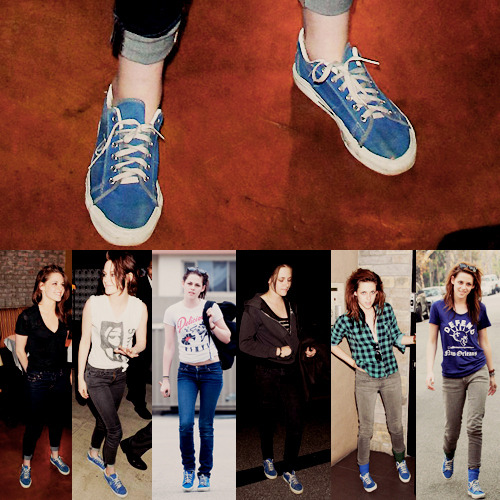kstew &amp; her blue keds shoes
