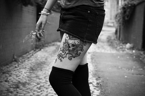 Thigh tattoos are sick but I don 8217t think I could do it