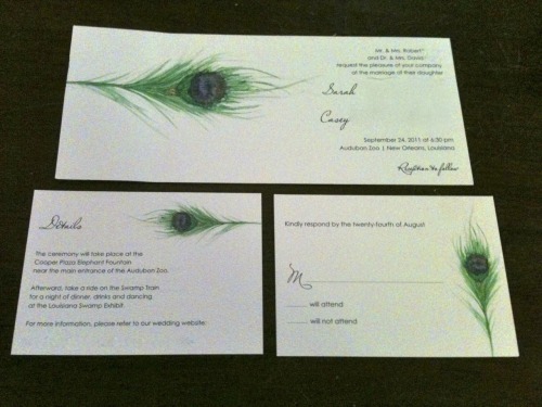 Free Printable Wedding Invitations 8 months ago 0 notes Peacock 