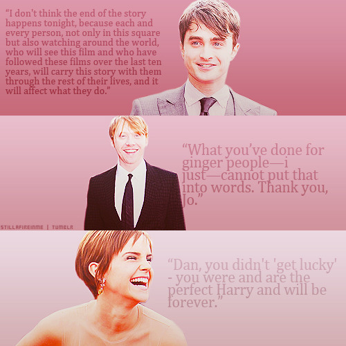 This is by far my favorite edit because their speech is on it. :&#8217;) I want one with their whole speech though.