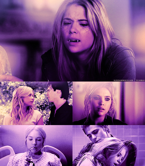 -kissmeorkillme:    ★ Character SwapHanna Marin as Caroline Forbes ~ asked by small-town-dreamer  