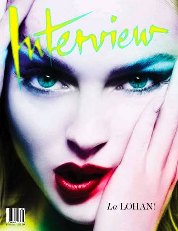Lindsay Lohan in Interview Mag