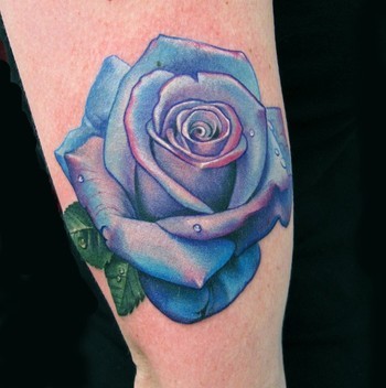 6 notes tattoo rose
