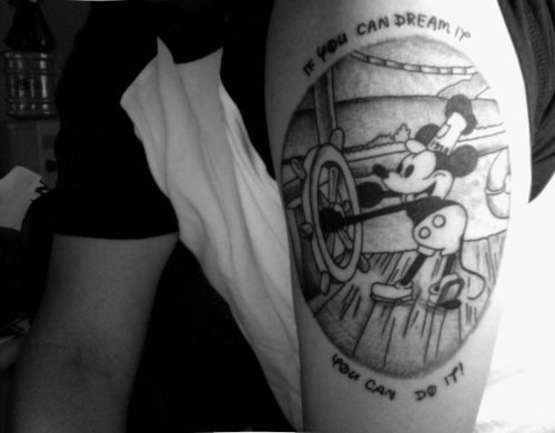 tagged as Disney tattoo disney tattoo quote Mickey Mouse