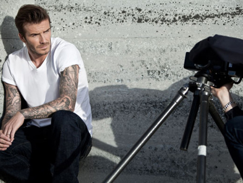 David Beckham released his ad campaign for his new fragrance Homme