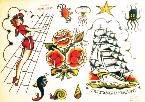 tattoo flash by Sailor Jerry