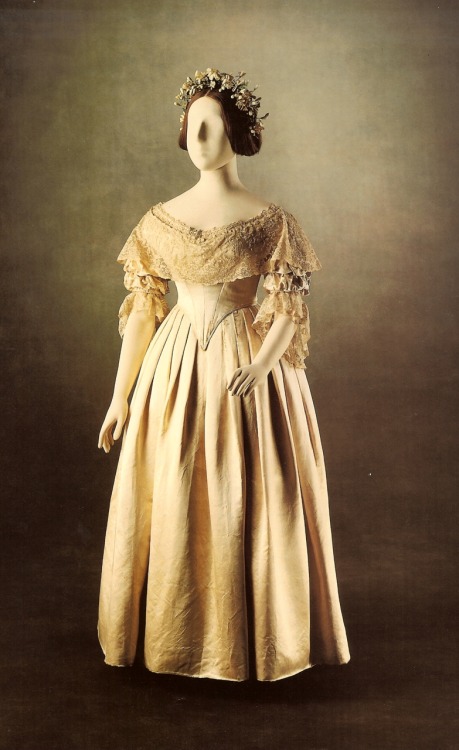 Dress worn by Queen Victoria at her wedding to Prince Albert of SaxeCoburg 