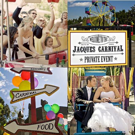 carnival wedding wedding themes themed wedding circus wedding colourful