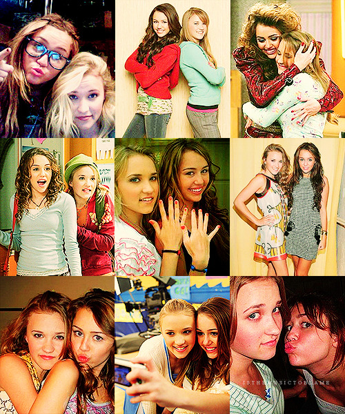
For two season of Hannah Montana, Emily and I had struggled to get along.  But we never hated each other.  Now here we were, shooting our movie in Tennessee [&#8230;] We didn&#8217;t become blood sisters or swear best friends forever, but I could have sworn I felt something shift between us.

 
