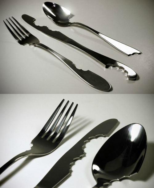 Bite silverware by Mark A. Reigelman