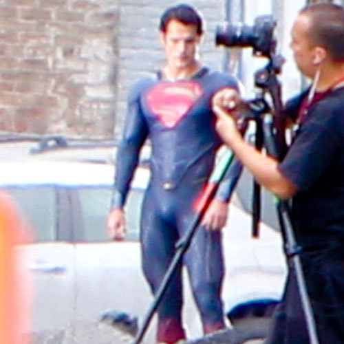Close up shots of Henry Cavill 8217s Man Of Steel There 8217