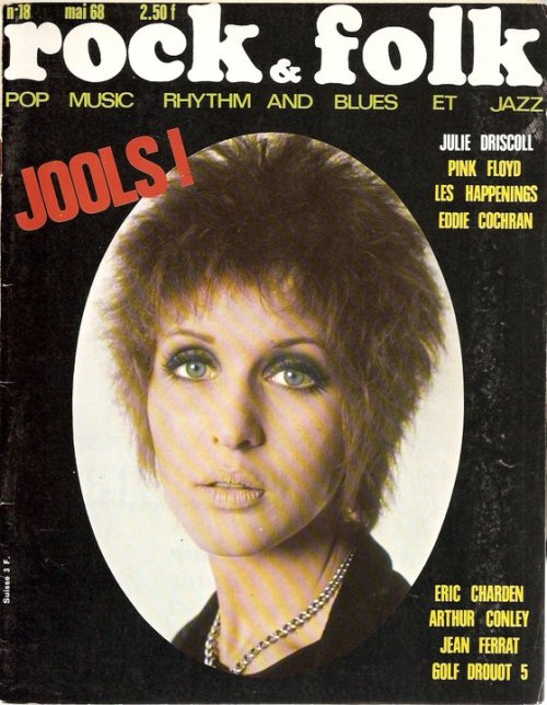 Julie Driscoll on the cover of Rock Folk 1968