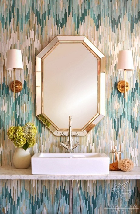 the perfect powder room mirror!