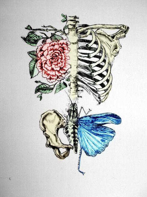 Tagged tattoo skeleton