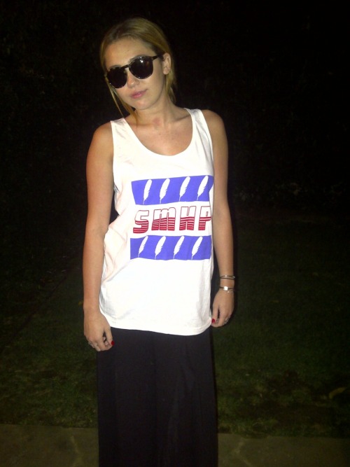 Miley rocking the SMHP USA Tank top! Get this classic american looking tank top now while it lasts!!! Check out the entire girls section of SMHP here http://www.killbrandstore.com/collections/trace-cyrus-smhp-womens-arrivals This shirt will go fast! HURRY BEFORE ITS TOO LATE!