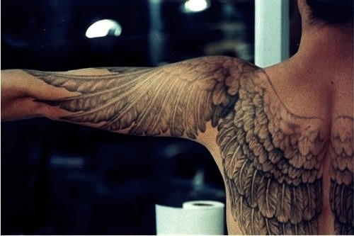 tattoos life people photography men sexy wings angel wings angel