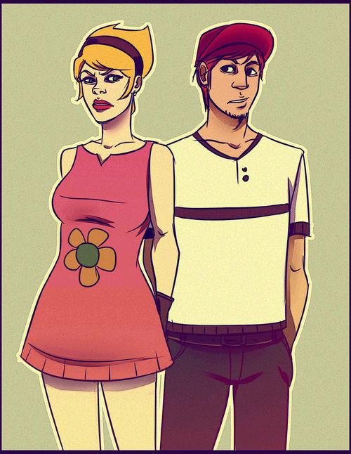 Billy and Mandy by andrahilde on deviantART
