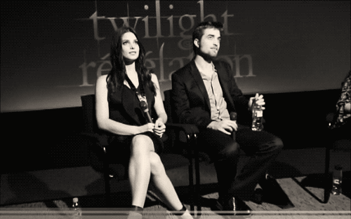 
 Fan: I just want to say, Kristen is one really really lucky girl, Rob
