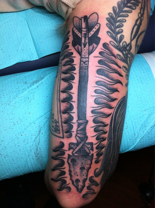 Browse through our collection of Arrow with flames tattoo and designs along