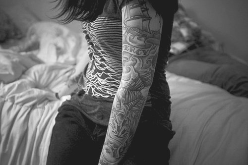 tagged as tattoo sleeve sleeve tattoo female black and white tattoos 