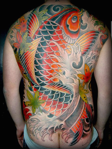 I love the colors in the koi