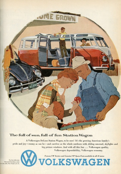 Vintage 23window splitscreen VW Combi advert