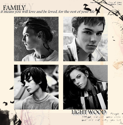 The Lightwoods
photomaniper:

“know that as long as you have each other, you have your family and you are home.”
