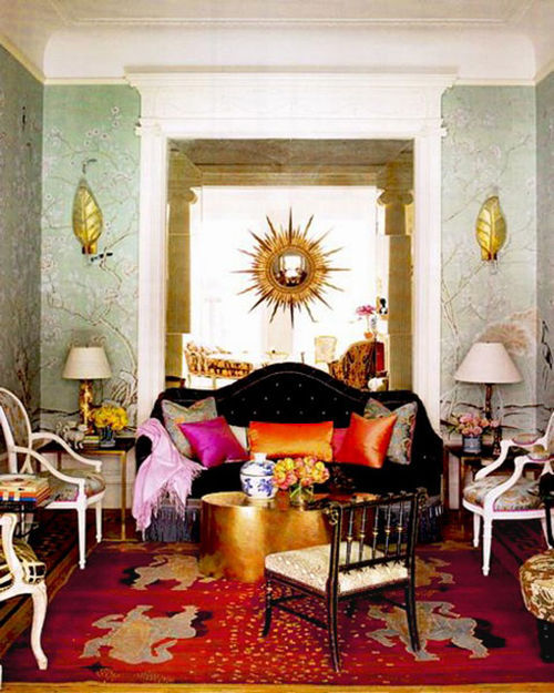 Colorful Bohemian Sitting Room - Shabby Chic Bohemian Interior ...
