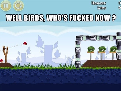 Los Angry Birds no tienen nada que hacer.