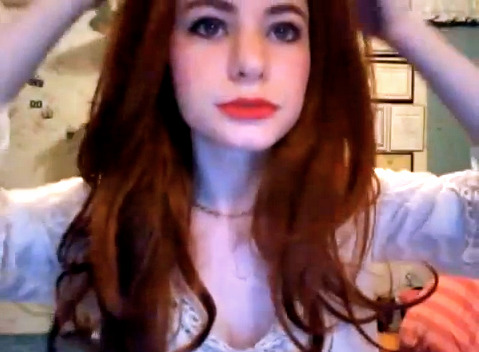 Filming posting my Amy Pond makeup tutorial tomorrow on the YouTube channel