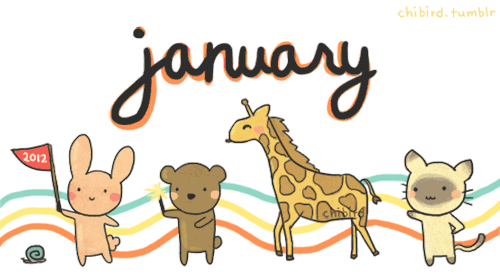 Wanted to draw some a little cute animal parade, so I decided to combine it with my january animation. It’s the first month of the year (and better late than never, seeing how it is the 2nd). >u< enjoy!