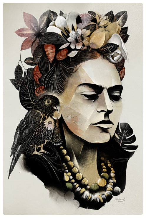 brainfood Frida Kahlo by Alexey Kurbatov PopupView Separately