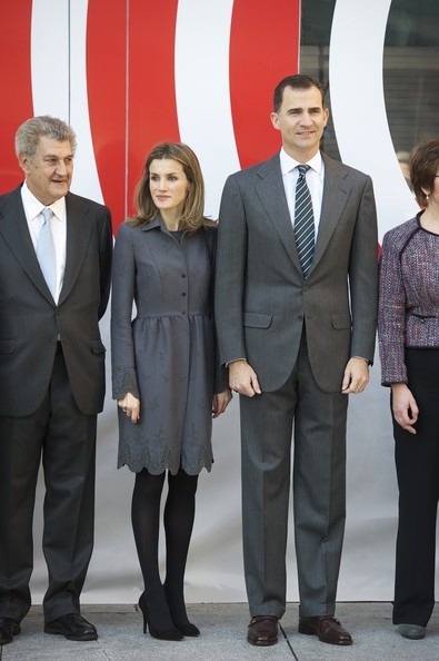 Prince Felipe of Spain and Princess Letizia of Spain visit Radio Nacional de 