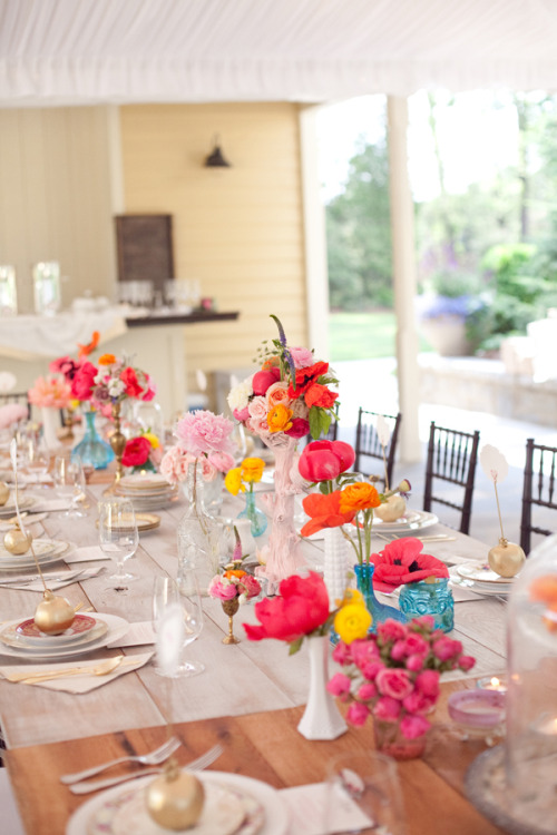 Colorful and sweet table design