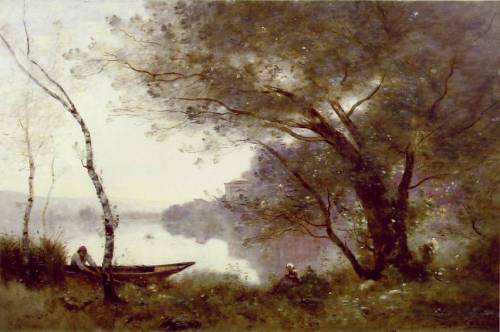 Jean-Baptiste-Camille Corot, The Boatmen of Mortefontaine