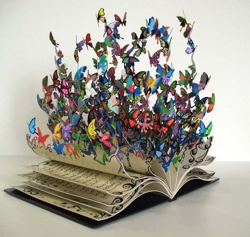 (1) Fotos del muro (book,colour,fantasy,design,butterflies,reading,magic)