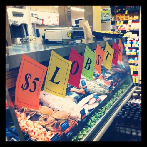 $5 lobster tails!  (Taken with instagram)